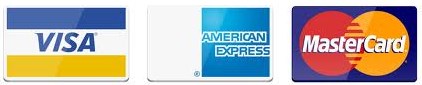 Credit cards accepted for invoices Visa, Mastercard, Amex, American Express, Stripe